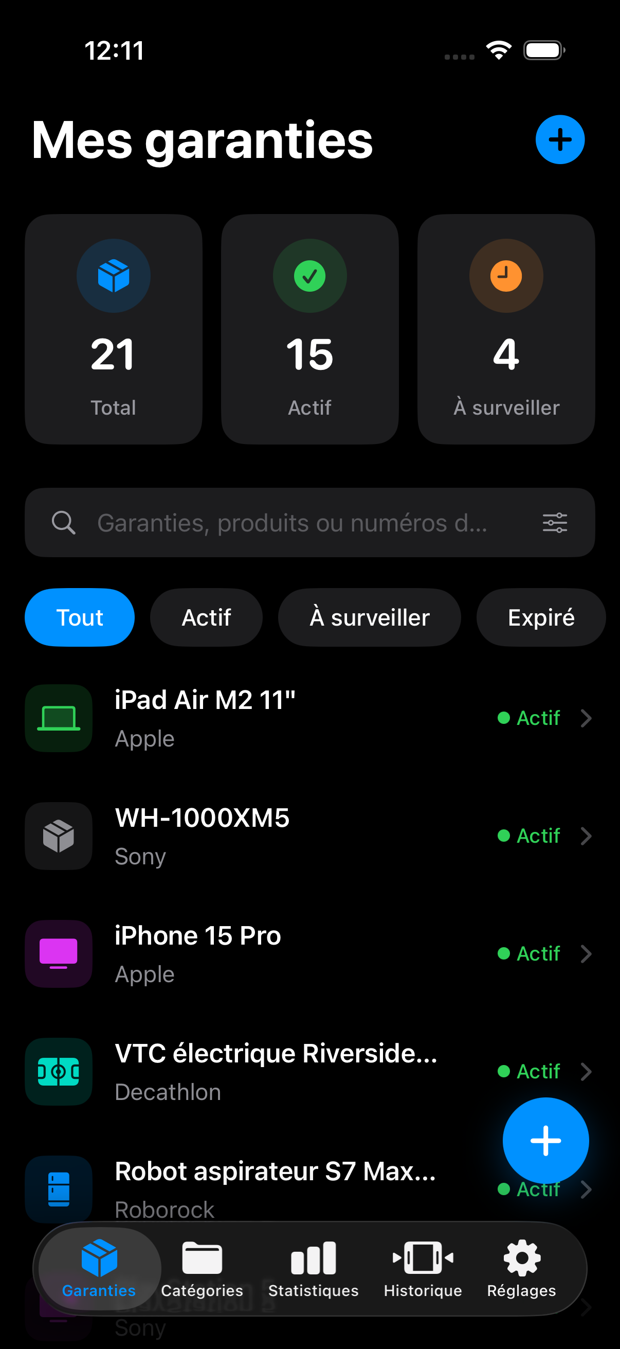 WarrantyGo App Screenshot